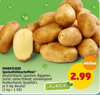 PENNY Marktliebe speisefrühkartoffeln Angebot