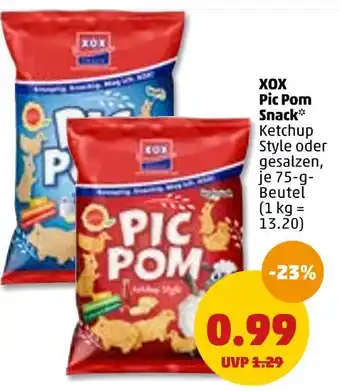 PENNY Xox pic pom snack Angebot