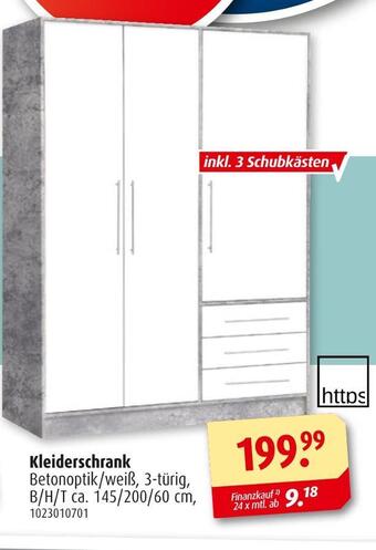 ROLLER Kleiderschrank Angebot