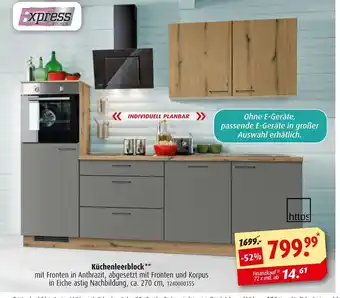 ROLLER Express küchenleerblock Angebot