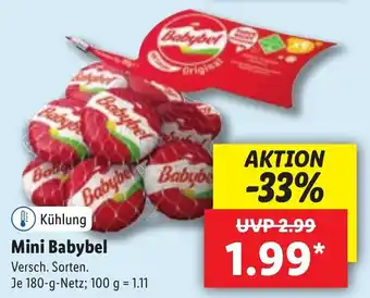 Lidl Mini Babybel 180 g Angebot