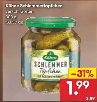 Netto Marken-Discount Kühne Schlemmertöpfchen Angebot