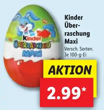 Lidl Kinder Überraschung Maxi 100 g Angebot