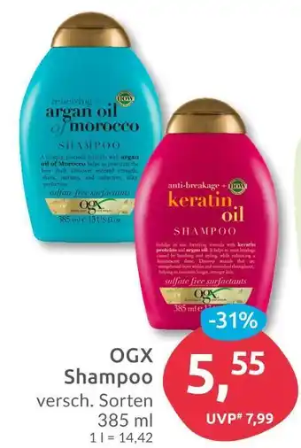 Budni Ogx shampoo Angebot