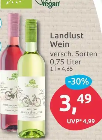 Budni Landlust rotwein oder weißwein Angebot