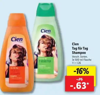 Lidl Cien Tag für Tag Shampoo 500 ml Angebot