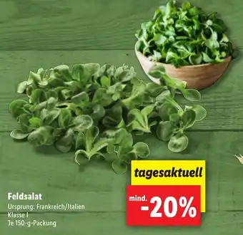 Lidl Feldsalat 150 g Angebot