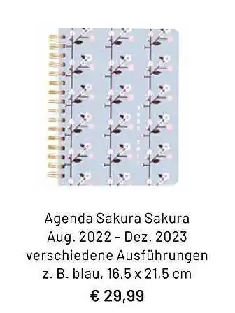 Idee Creativmarkt Agenda Sakura Sakura Angebot