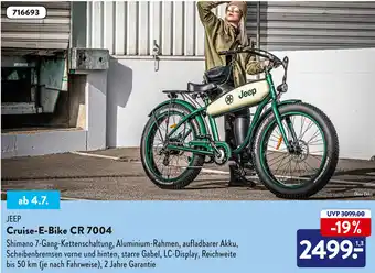 Aldi Süd Jeep Cruise E-Bike CR 7004 Angebot