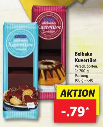 Lidl Belbake Kuvertüre 200 g Angebot