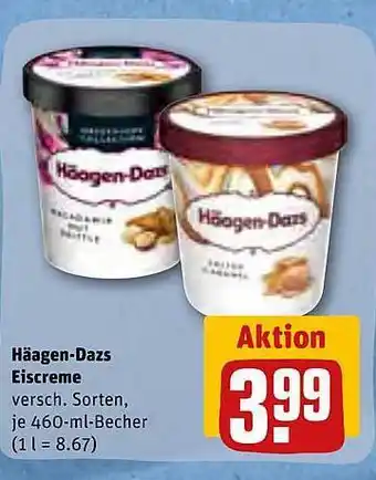 REWE Häagen-dazs Eiscreme Angebot