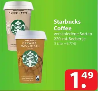 Famila Nord Ost Starbucks Coffee 220 ml Becher Angebot