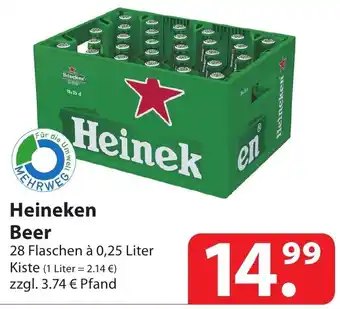 Famila Nord Ost Heineken Beer 28 x 0,25 Liter Angebot