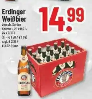 trinkgut Erdinger Weißbier Angebot