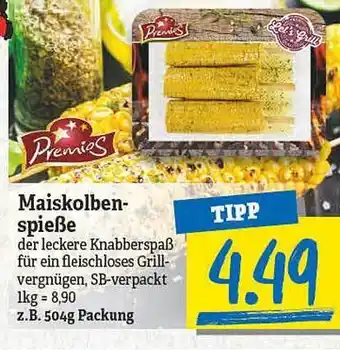 NP Discount Maiskolben-spieße Angebot