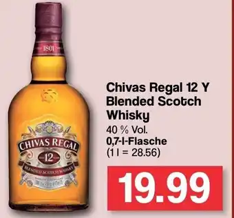 Famila Nord West Chivas Regal 12 Y Blended Scotch Whisky 0,7 L Flasche Angebot