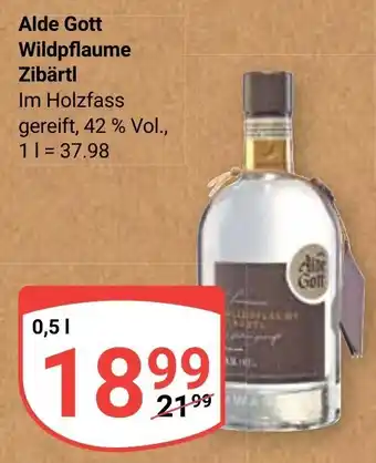 Globus Alde Gott Wildpflaume Zibärtl 0,5 L Angebot