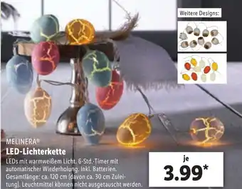 Lidl Melinera LED Lichterkette Angebot