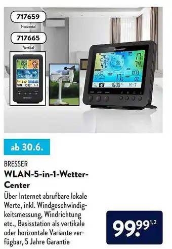 Aldi Nord Bresser Wlan-5-in-1-wetter-center Angebot