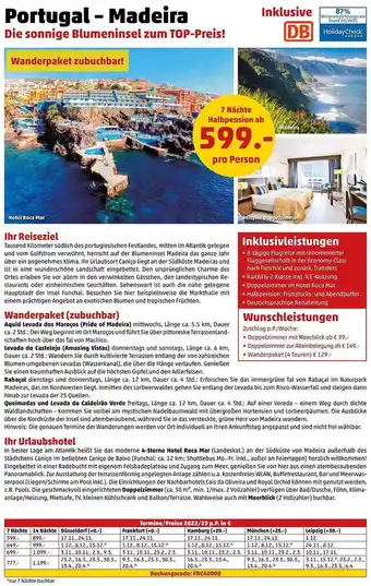 Penny Reisen Portugal - Madeira Angebot