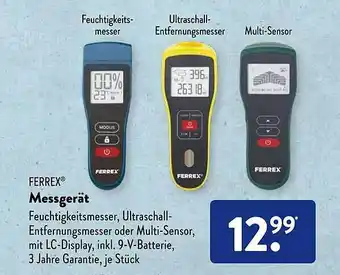 Aldi Süd Ferrex Messgerät Angebot