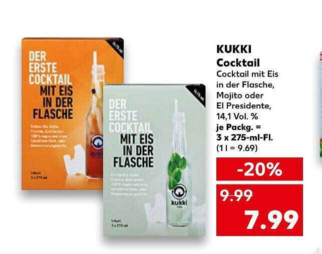 Kukki Cocktail Angebot bei Kaufland