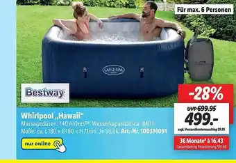 Lidl Bestway Whirlpool „hawaii“ Angebot