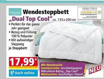 Norma Orthovital Wendesteppbett „dual Top Cool“ Angebot