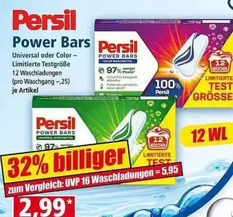 Norma Persil Power Bars Angebot