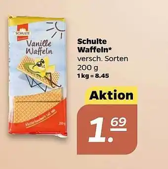 NETTO Schulte Waffeln Angebot