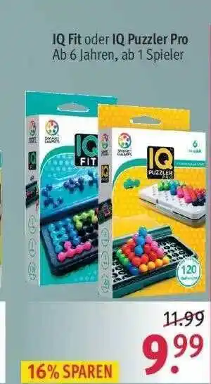 Rossmann Iq Fit Oder Iq Puzzler Pro Angebot