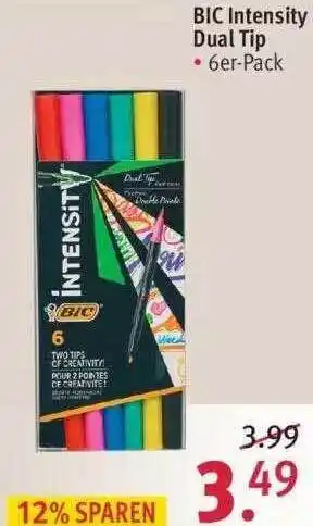 Rossmann Bic Intensity Dual Tip Angebot