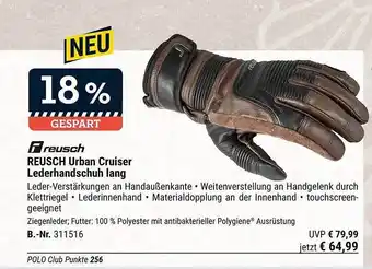 Polo Reusch Urban Cruiser Lederhandschuh Lang Angebot