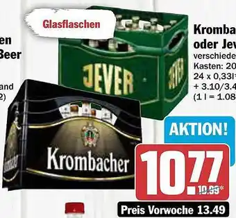 AEZ Krombacher Oder Jever Angebot