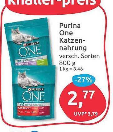 Purina One Katzennahrung Angebot bei Budni