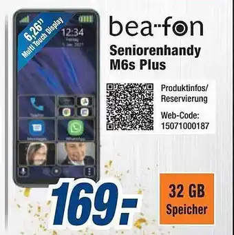 Expert Bea..fon Seniorenhandy M6s Plus Angebot