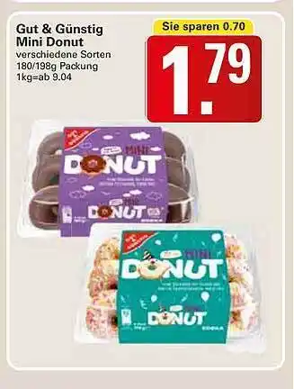 WEZ Gut & Günstig Mini Donut Angebot