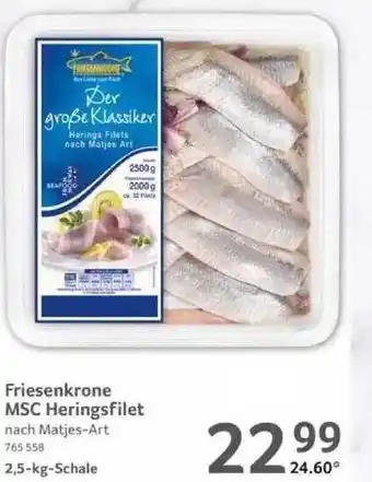 Selgros Friesenkrone Msc Heringsfilet Angebot