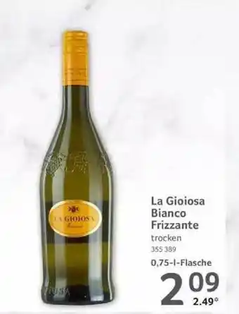 Selgros La Gioiosa Bianco Frizzante Angebot