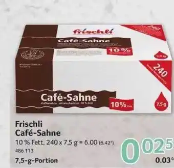 Selgros Frischli Café-sahne Angebot