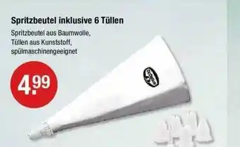 V Markt Spritzbeutel Inklusive 6 Tüllen Angebot
