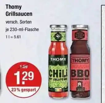 V Markt Thomy Grillsaucen Angebot