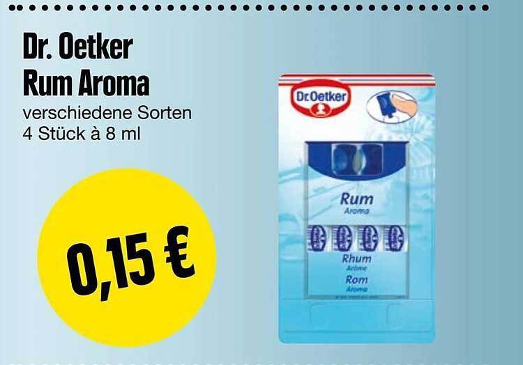Dr. Oetker Rum Aroma Angebot bei Edeka