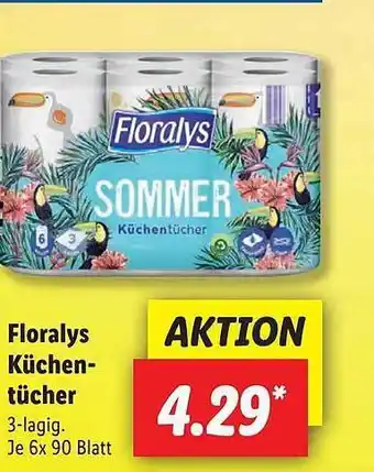 Lidl Floradys Küchentücher Angebot