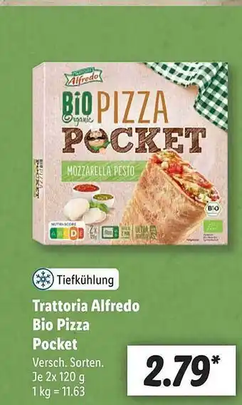 Lidl Trattoria Alfredo Bio Pizza Pocket Angebot