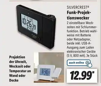 Lidl Silvercrest Funk-projektionswecker Angebot