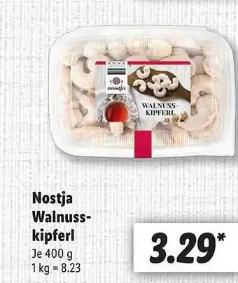 Lidl Nostja Walnusskipferl Angebot