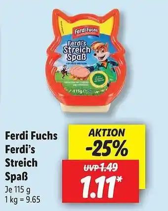 Lidl Ferdi Fuchs Ferdi's Streich Spaß Angebot