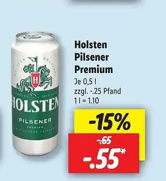 Lidl Holsten Pilsener Premium Angebot