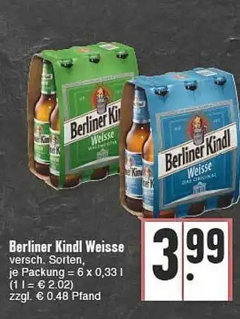 E-Center Berliner Kindl Weisse Angebot